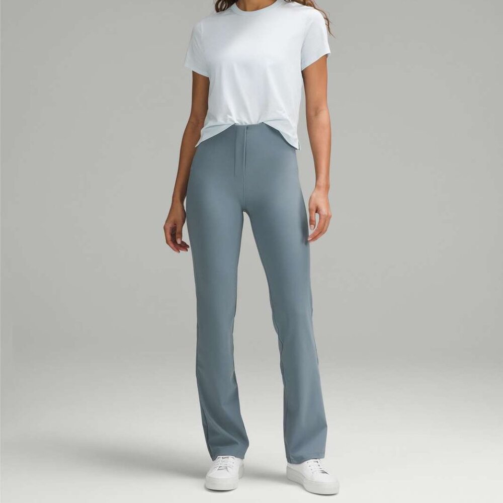 lululemon athletica Straight Leg Pants in Light Gray/Blue
